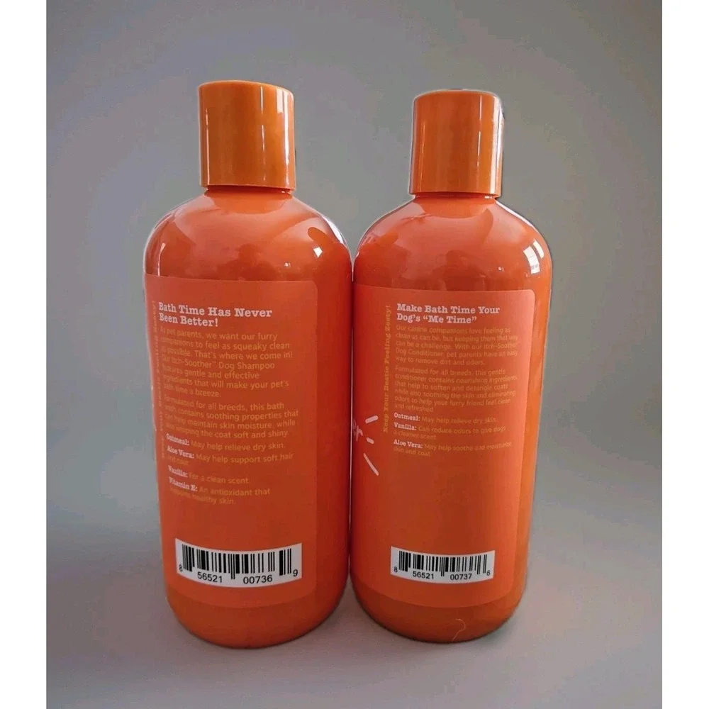Zesty Paws Itch-Soothe Dog Shampoo + Conditioner Oatmeal Aloe 16 fl oz